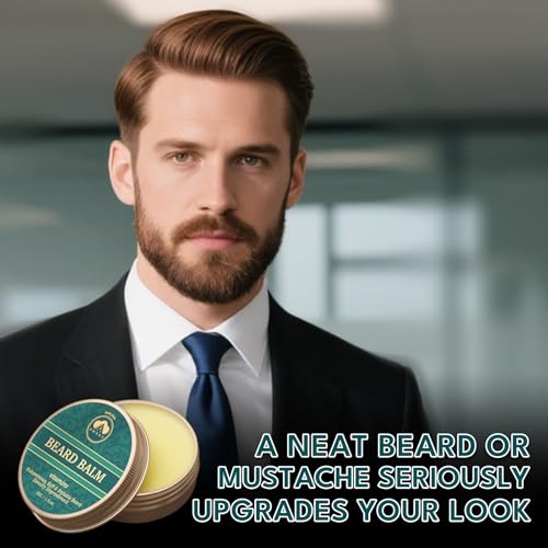 AMSKY Beard growth kit - Beard oil, beard balm, beard comb, productos para la barba | boyfriend birthday gifts | gifts for him husband | Christmas | Husband stocking stuffers
