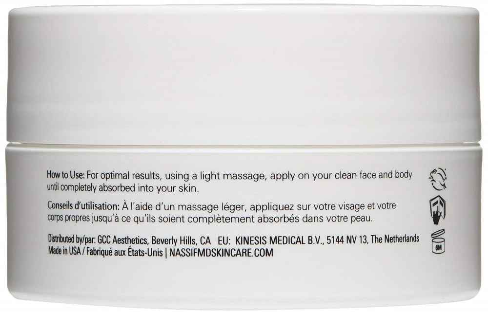 NASSIF MD Hydro-Screen Face And Body Souffle, Hydrating Skin Moisturizer, Hyaluronic Acid, Omega 3, Anti Aging, Even Skin Tone, 4 Fl Oz