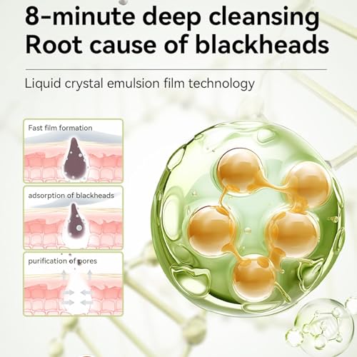 Vemofoper Blackhead Remover Mask 60 pcs,Remove Black Heads Face Black Head Remover Strips,Nose Plants Pore Cleanser Purifying Face Mask for All Skin Types(1.05oz/30g)