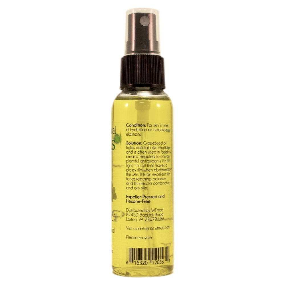 2 fl oz Grapeseed Skin Care Oil w/Black Spray Cap - GreenHealth