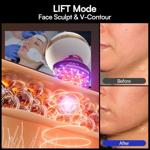 INIA SPHERA 8-in-1 Microcurrent Facial Device with Red Light & Cooling
