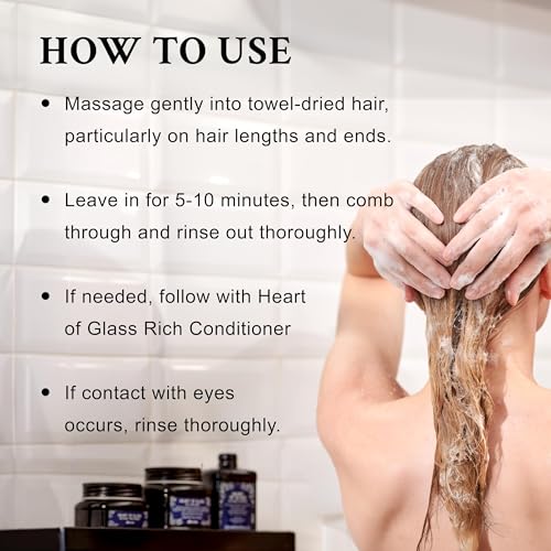 Davines Heart of Glass Intense Treatment, Deep Repair Mask for Blonde, 5.07 oz