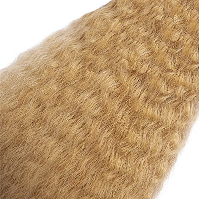 #27 Honey Blonde Yaki Straight Hair Bundles 24-28 Inch