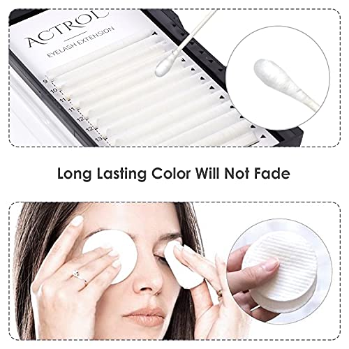Colored Eyelash Extensions 0.07mm Self-Fanning D Curl Mix