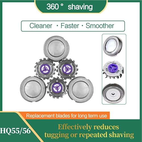 3 Set Replacement Shaver Head Blades Fit for Norelco 4604X, 4602X, 4601X, 4401LC, 4402LC, 4403LC and More, Easy-to-install Replacement Blades for Hassle-free Grooming, Men's Electric Shavers