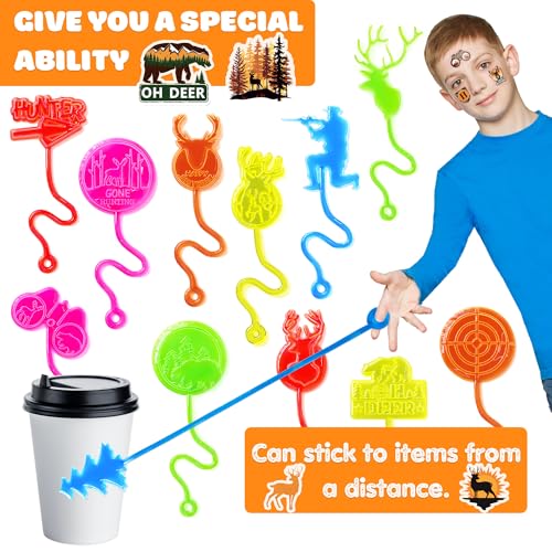 48pc Hunting Party Favors - Stick Hands & Temporary Tattoos