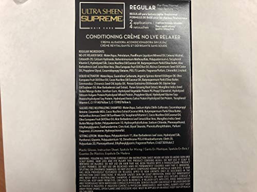 Ultra Sheen Supreme No Lye Relaxer with Conditioning Creme