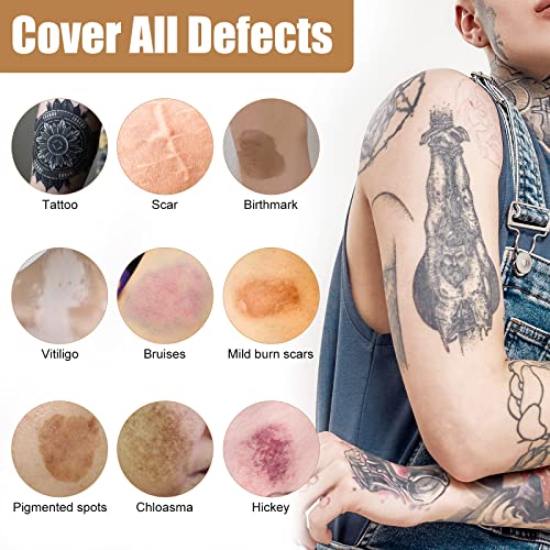 Waterproof Tattoo Cover Up Makeup - Dual Nude Tones