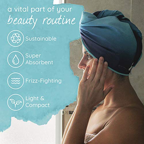 Conscious Coconut Quick Dry Hair Towel – Frizz-Free, Recycled