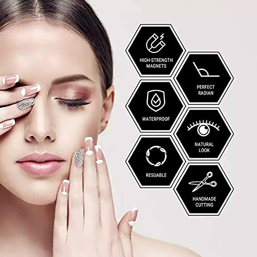 FEITA Magnetic Eyelashes Kit with Eyeliner - 10 Pairs