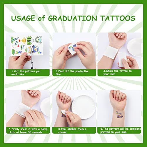 Golf Temporary Tattoos - 12 Sheet 120 PCS Party Favors