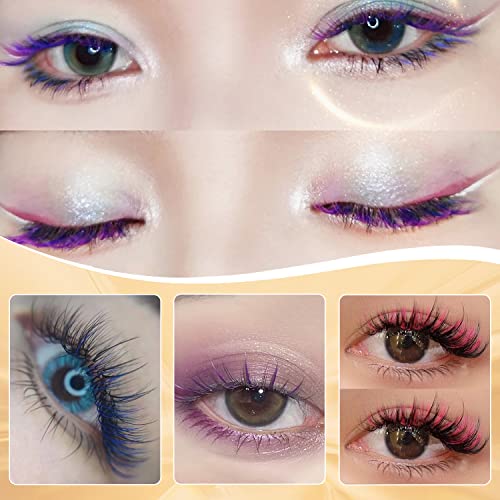 Color Cluster Lashes 6-Pack 10D 14mm Natural Fiber
