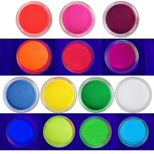 UV Glow Water Eyeliner 7 Colors - Neon Rave Fluorescent Eye Liner