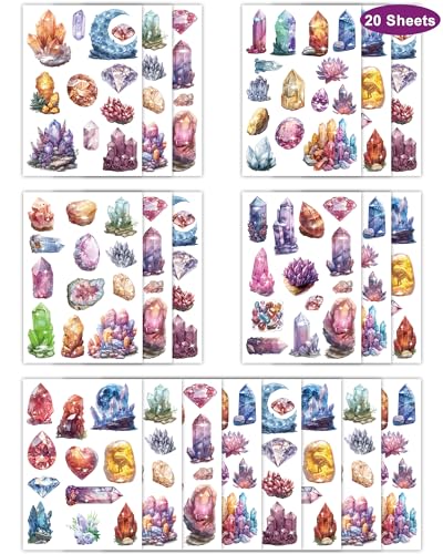Crystal Temporary Tattoos - 244 Gems Diamond Party Decorations