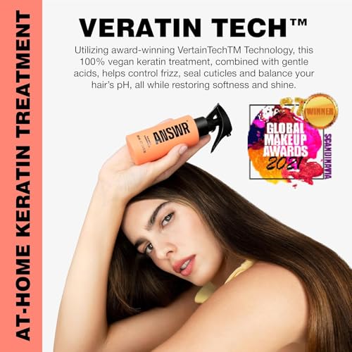 ANSWR Vegan Keratin Hair Treatment - 3.4 oz | Frizz Control