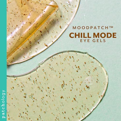 Patchology Chill Mode Under Eye Patches - Soothing, Oil-Infused Gel Eye Masks for Puffy Eyes and Dark Circles Treatment - Ideal for Hydration, Reducing Wrinkles, and Calming Puffiness - 5-Pairs