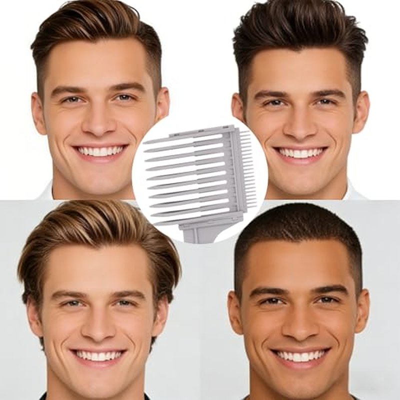 4-in-1 Fade Comb Set for Hair Clippers, Barber Cutting Guide