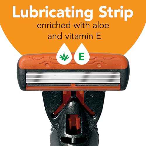 BIC Comfort 3 Refillable Men's 3-Blade Razors Holiday Gift Set, 1 Handle and 14 Cartridges, Stocking Stuffer for Men