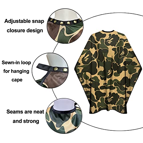 Barbohoo Professional Barber Cape with Snaps 63" x 56"