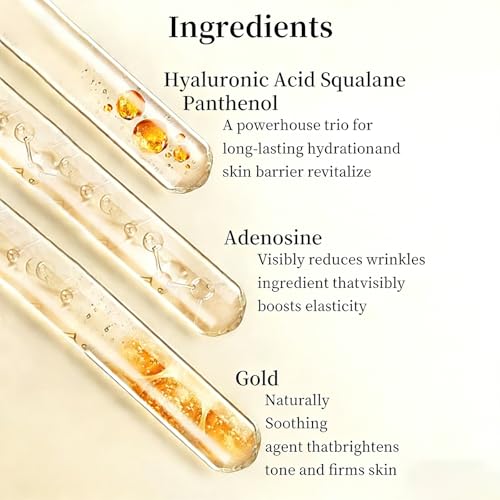 Silk Peptide Lifting Ampoule Set - Collagen Anti Aging Serum with Applicator - Hydrating Essence for Fine Lines & Wrinkles - Topical Use Only (1 Pack35ml)