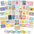 Bright Happy Birthday Cards Set with Envelopes - 50 Assorted Designs Bulk Pack