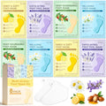 BESNEL 8-Pack Moisturizing & Exfoliating Foot Mask Socks - 4 Styles
