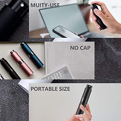 Lil Ray 8ml Portable Mini Perfume Atomizer - Refillable Travel Spray Bottle