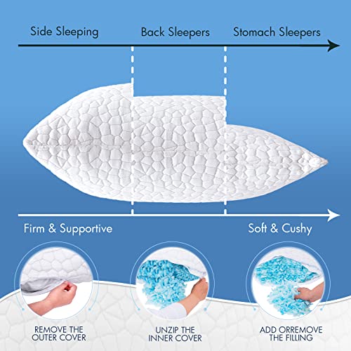 SUPA MODERN Cooling Bed Pillows for Sleeping 1 Pack