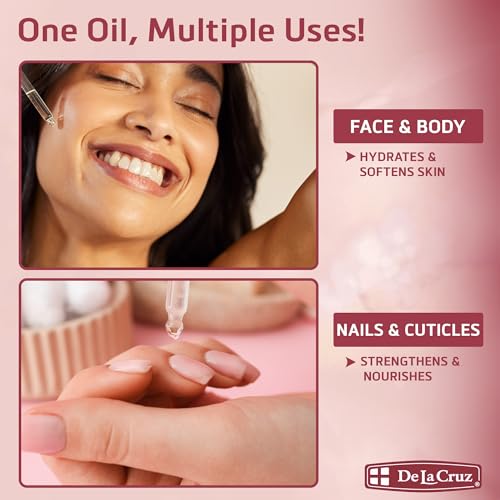 De La Cruz Vitamin E Oil for Face 28,000 IU - No Preservatives, Artificial Colors or Fragrances, Made in USA 1 FL. OZ.