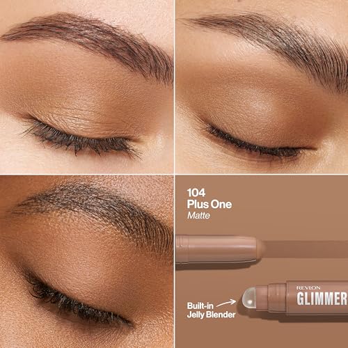 REVLON Glimmer Shadow Multi-Stick Eyeshadow & Highlighter, 104 Plus One