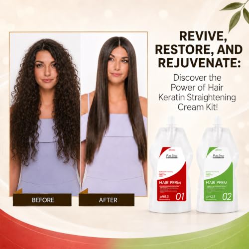 PureStyle Hair Perm Kit - Long-Lasting Japanese Straightening & Frizz Control