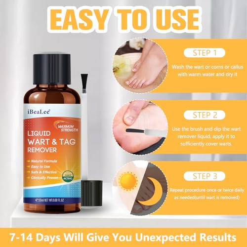 Wart Remover Liquid with 12% Salicylic Acid