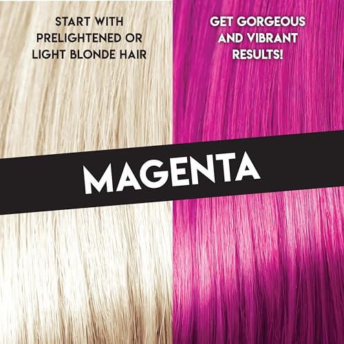 Color Lux Semi-Permanent Hair Color Magenta 8oz - Vibrant, Long-Lasting Dye