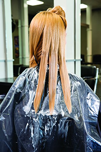 FRAMAR Backwards Bib Disposable Hair Cutting Capes, 50 Pack