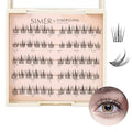 SIMER Cluster Lashes - 60 Pcs Wispy D Curl Individual Eyelash Extensions 9-12mm
