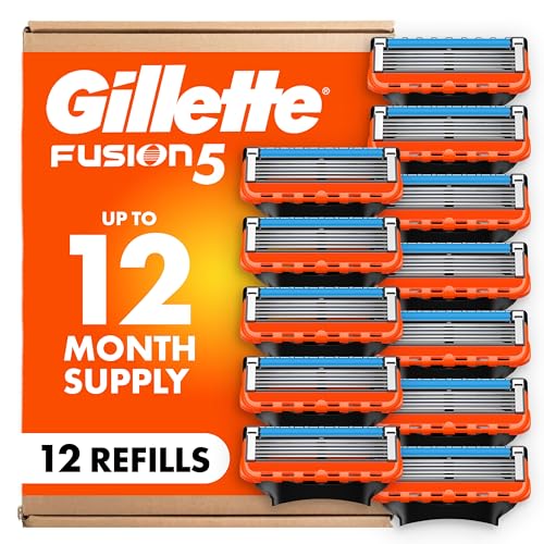Gillette Fusion5 Razor Blade Refills, 12 Count