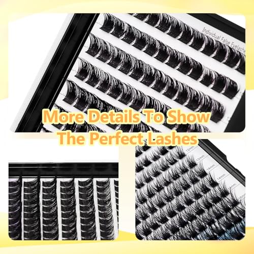 Grafting Cluster Eyelashes 10-16mm Mixed Pack D Curl