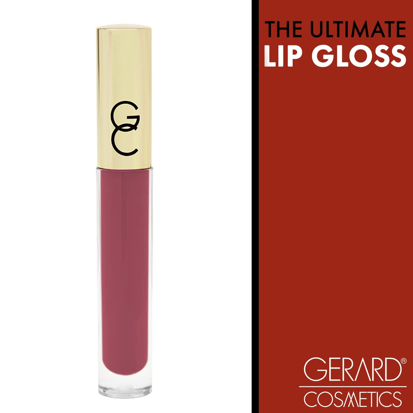 Gerard Cosmetics Supreme Lip Creme Wild Berry Tart | Highly Pigmented, Fully Opaque, Deep Pink Lip Gloss | Nourishing, Hydrating, Liquid Lipstick for Full Coverage Lip Color