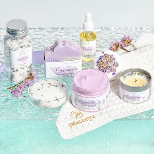 Luxury Spa Gift Basket for Women - Rose Scented Bath Set