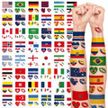 48 Pack Soccer Temporary Tattoos - World Cup Party Supplies