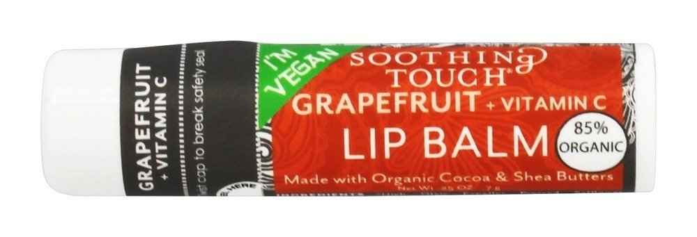 Soothing Touch Grape Fruit Lip Balm, 0.25 Ounce - 12 per case.12