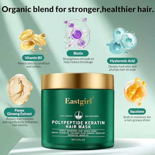 Eastgirl Collagen Hair Mask - 4-Protein Deep Conditioning Treatment