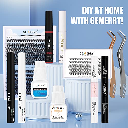 GEMERRY Lash Bond and Seal 10ml - Waterproof Cluster Lash Glue