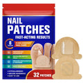 Overnight Fungal Nail Repair Patches for Discolored & Thickened Nails - 32 Pack