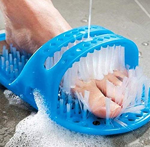 Foot Cleaning Slippers with Exfoliating Brush for Relaxation