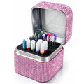30-Slot Nail Drill Bit Organizer Case with Dustproof Design