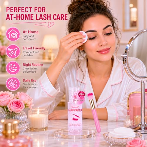Lash Cluster Remover Oil - Gentle Glue Removal for DIY Extensions