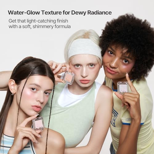 2aN Pure Glash Highlighter ? Glass-Like Sheen Powder Highlighter for a Natural, Radiant Glow | Buildable, Long-Lasting, Lightweight Formula (LEMONGRASS, 0.8oz)
