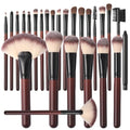 Makeup Brushes Set 26-Piece Makeup Brushes Premium Synthetic Foundation Powder Concealer Blush Eyeshadow Contour Professional Makeup Brush Set with 2 Brush Bags (Makeup brush set)