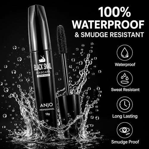 ANJO Tubing Mascara Black – Waterproof & Smudge-Proof